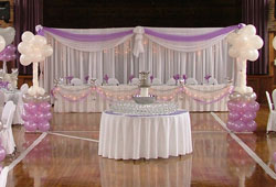 organza backdrop