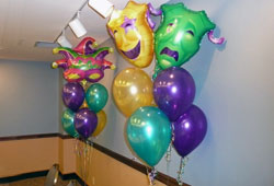 Mardi Gras Balloon Bouquets