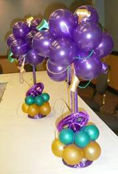 Balloon topiary Centrepiece