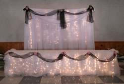 lighted backdrop