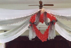 Balloon Heart Ceiling sculpture