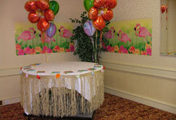 Cake table decor