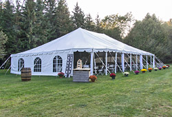 white tent