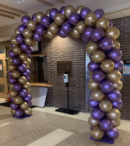 high school celebration arch