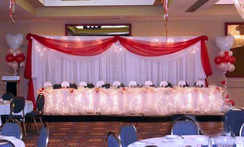 organza backdrop