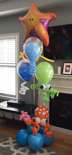 Happy Birthday balloon bouquet