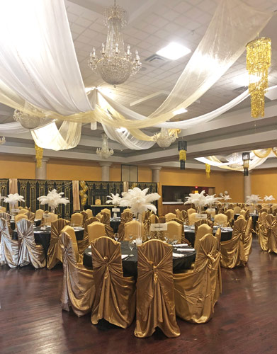 elegant prom decor