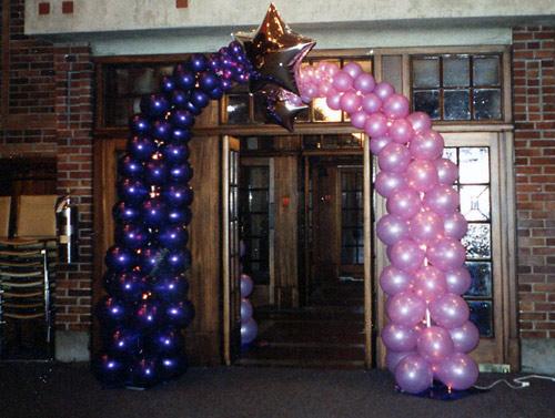 Shooting star entrance sculpture