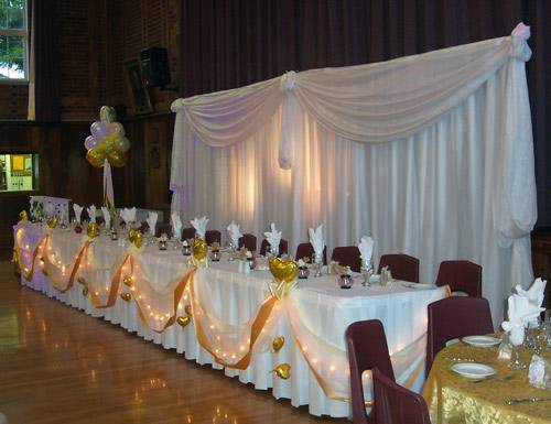 head table