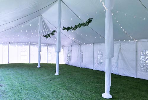 white tent