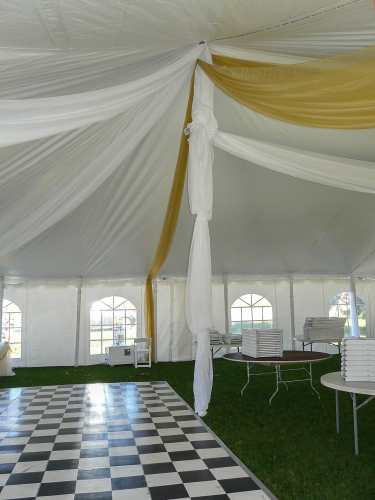 white tent