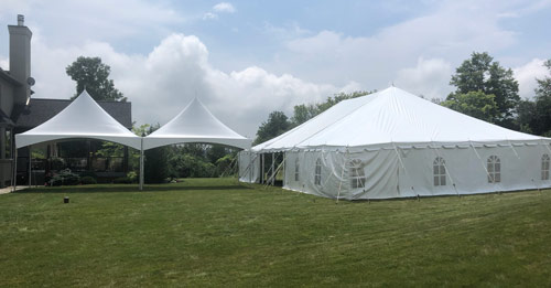 white tent