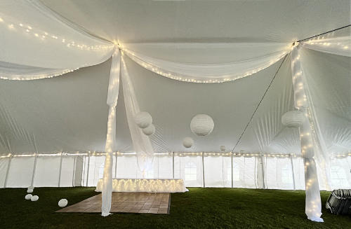 Organza ceiling